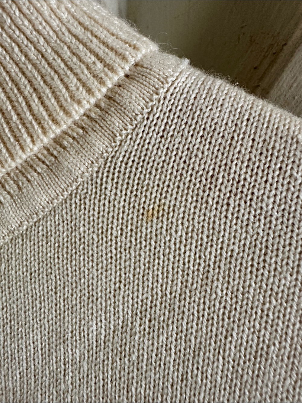 NWT Lauren Ralph Lauren Silk Cashmere Turtleneck Sweater Cream Size Large - Picture 9 of 11